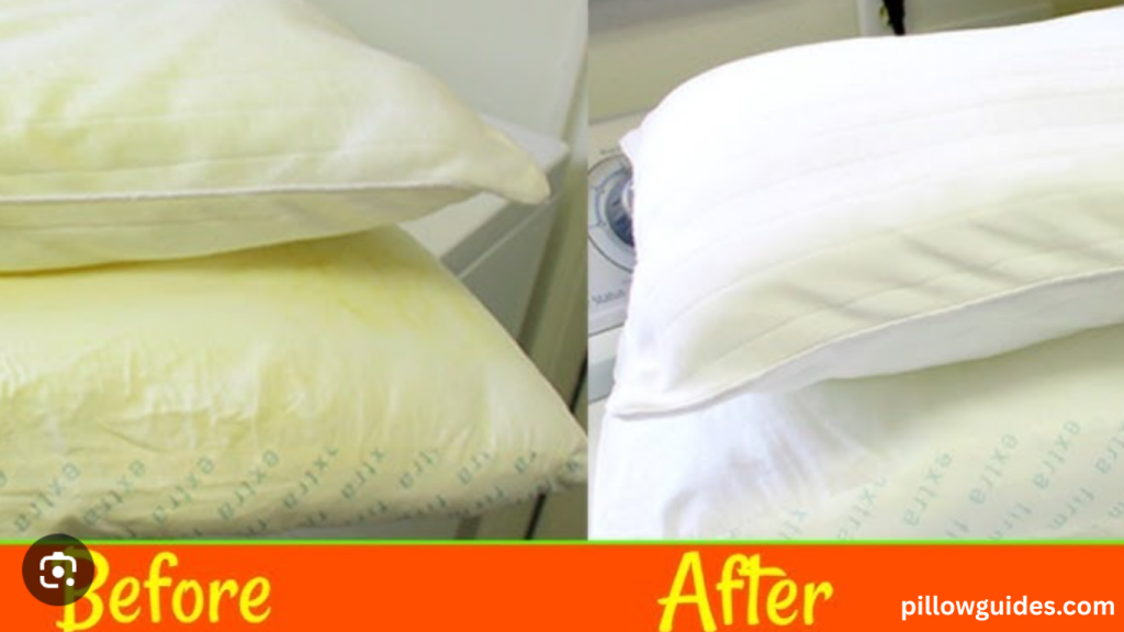 How to Clean Yellow Pillows With Baking Soda