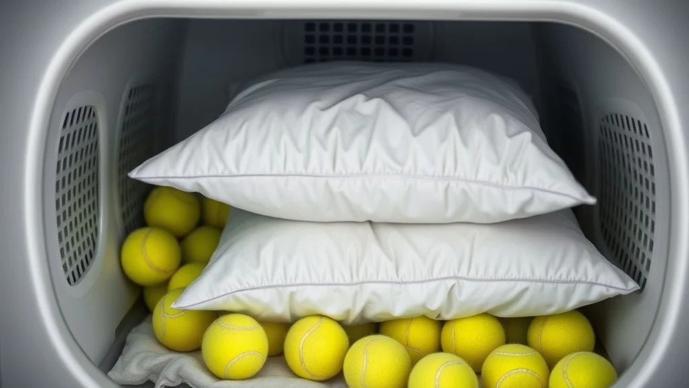 how to dry pillows after washing