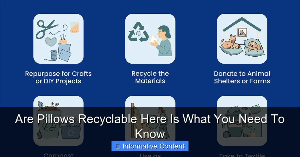 Are Pillows Recyclable Here Is What You Need To Know