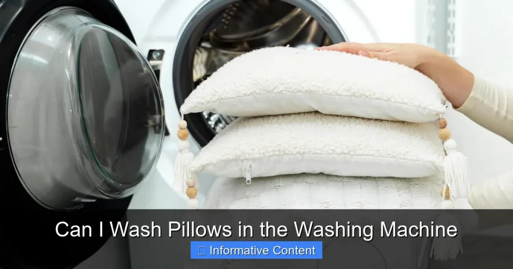 Can I Wash Pillows in the Washing Machine