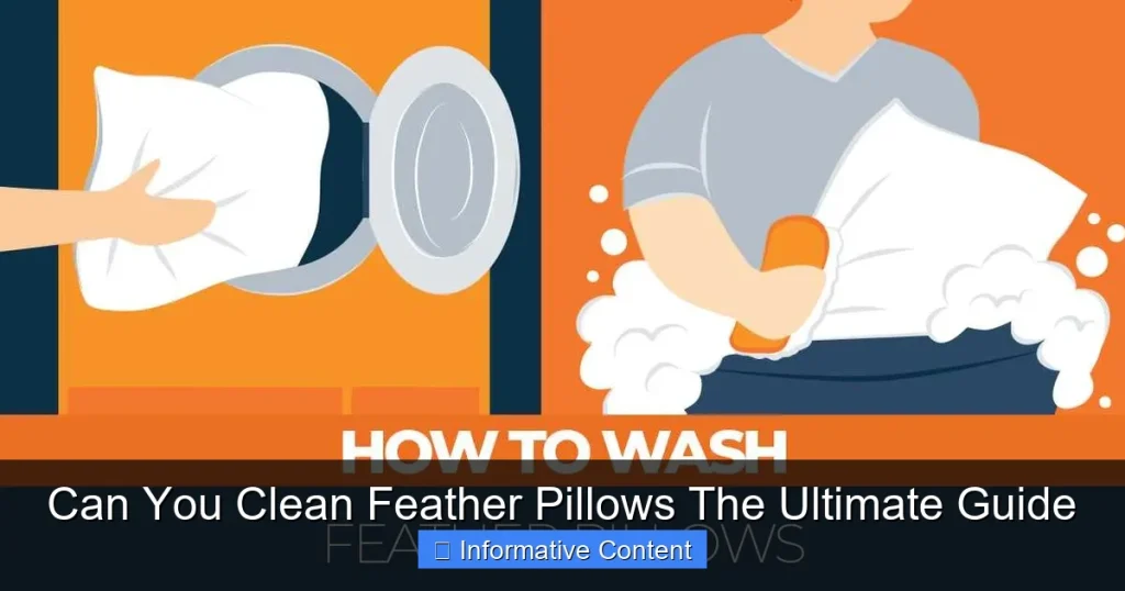 Can You Clean Feather Pillows The Ultimate Guide