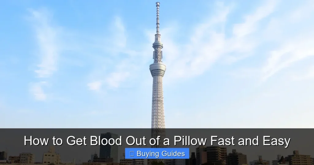 How to Get Blood Out of a Pillow Fast and Easy
