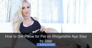 How to Get Pillow for Pet on Widgetable App Step by Step