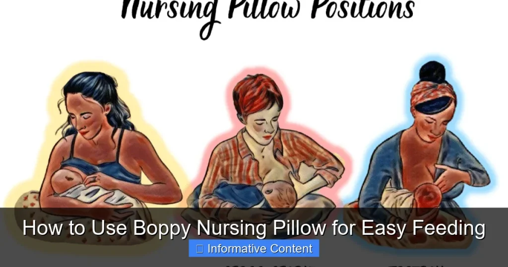 How to Use Boppy Nursing Pillow for Easy Feeding