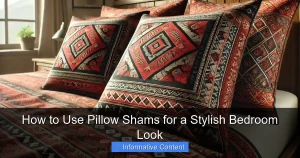 How to Use Pillow Shams for a Stylish Bedroom Look