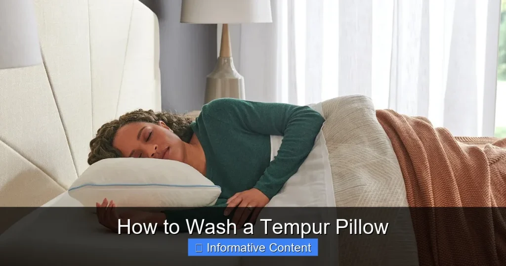 How to Wash a Tempur Pillow