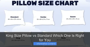 King Size Pillow vs Standard Which One Is Right for You