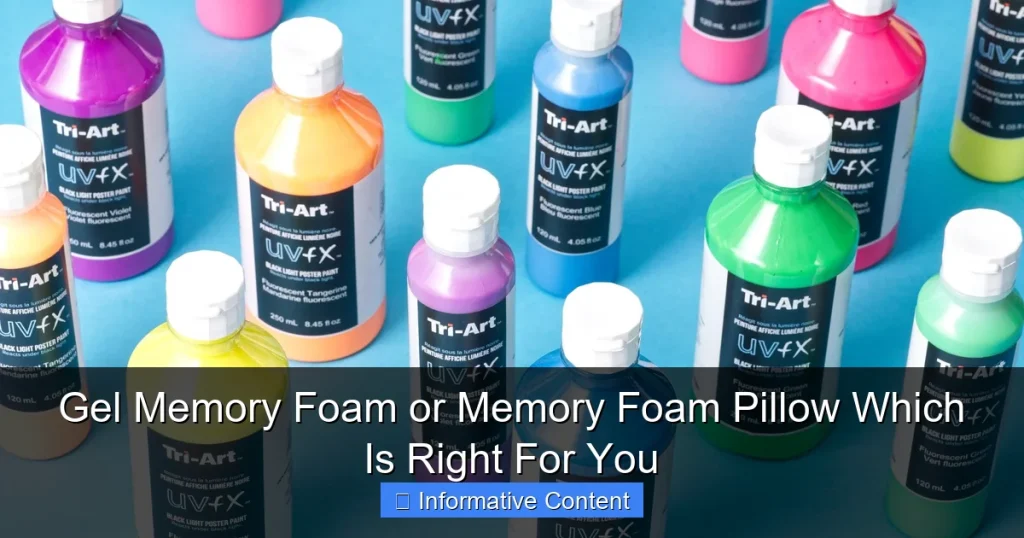 Gel Memory Foam or Memory Foam Pillow Which Is Right For You