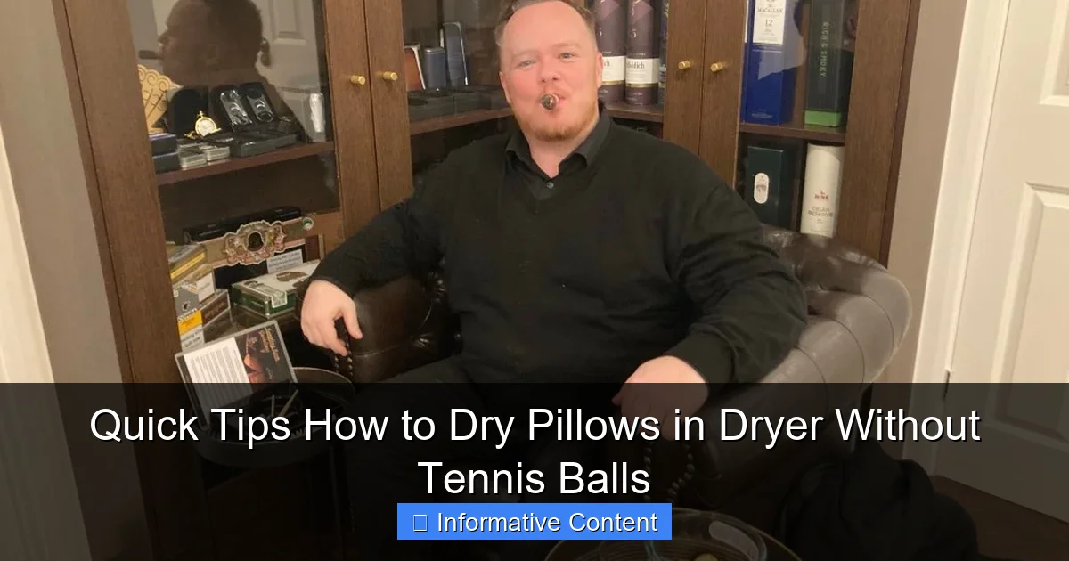 Quick Tips How to Dry Pillows in Dryer Without Tennis Balls