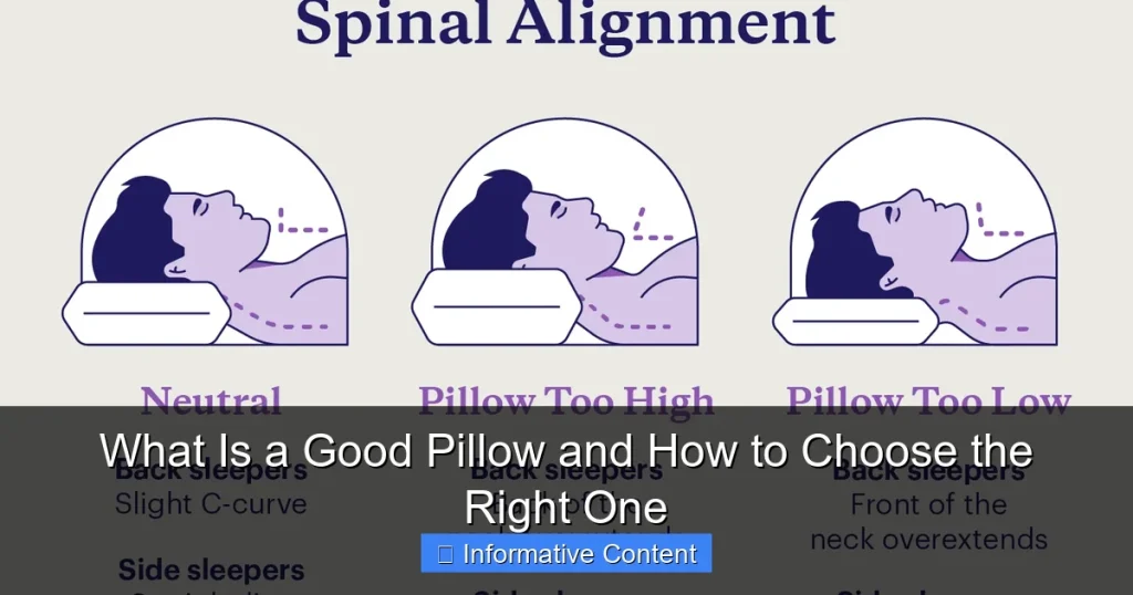 What Is a Good Pillow and How to Choose the Right One