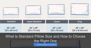 What Is Standard Pillow Size and How to Choose the Right One