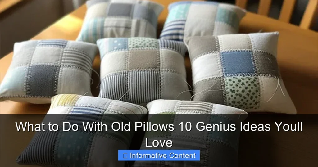 What to Do With Old Pillows 10 Genius Ideas Youll Love