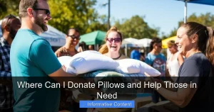 Where Can I Donate Pillows and Help Those in Need