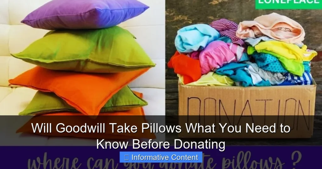 Will Goodwill Take Pillows What You Need to Know Before Donating