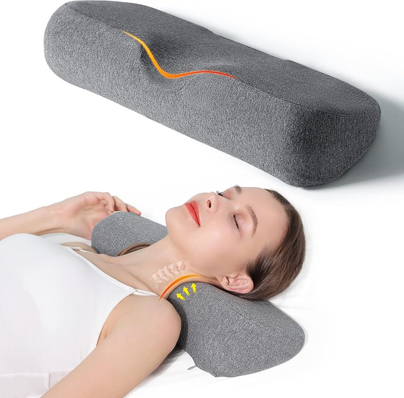 Memory Foam Neck Bolster Pillow