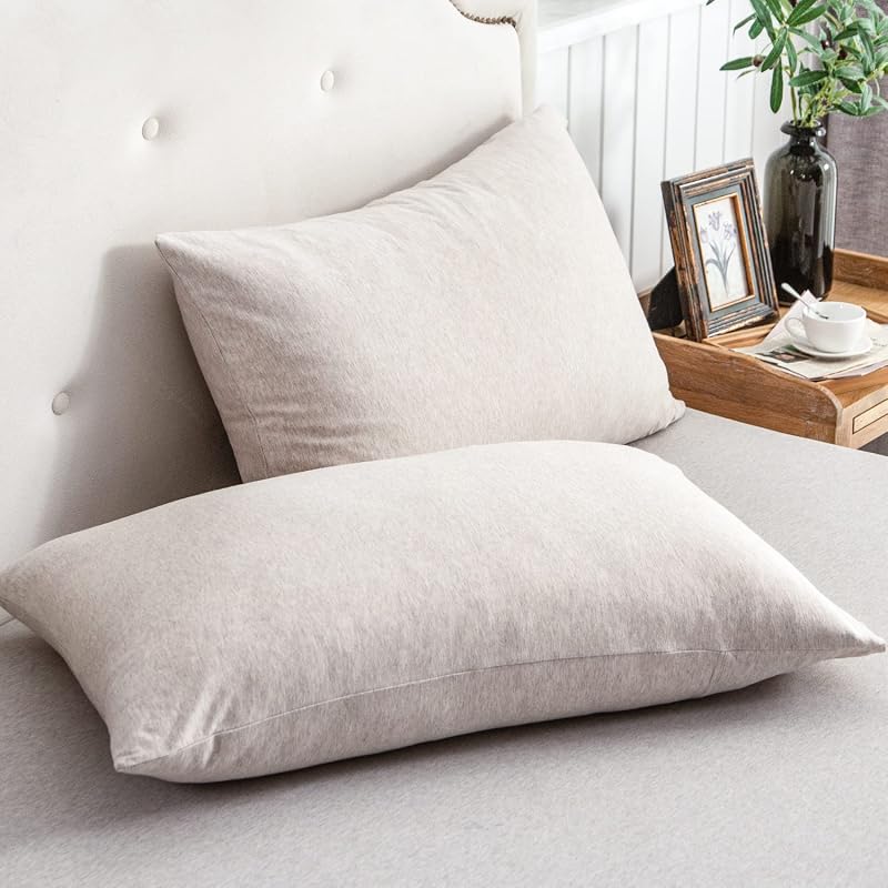 PURE ERA Jersey Knit Pillow Cases