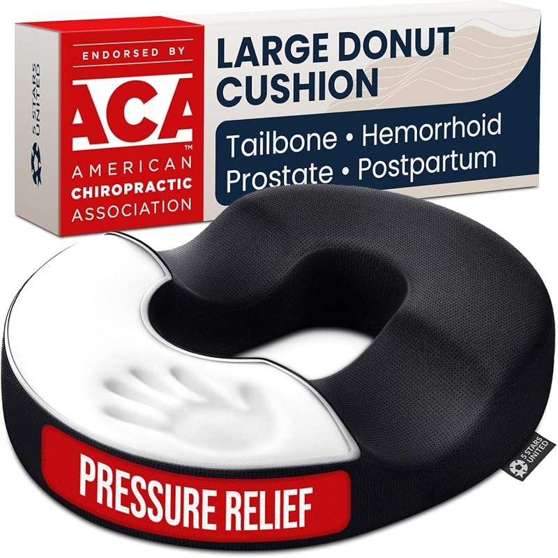 5 STARS UNITED Memory Foam Donut