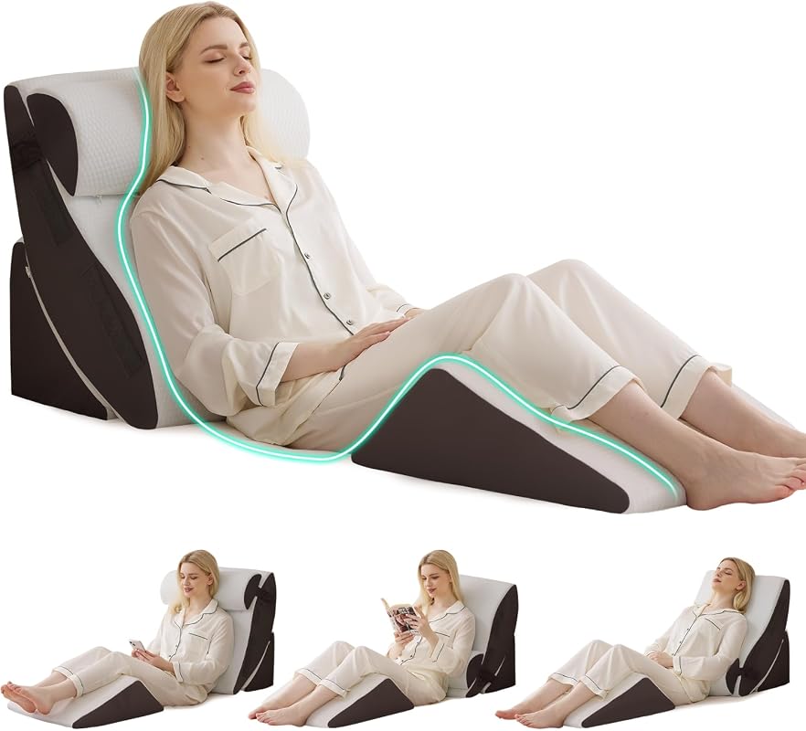 4PCS Orthopedic Bed Wedge Pillow Set