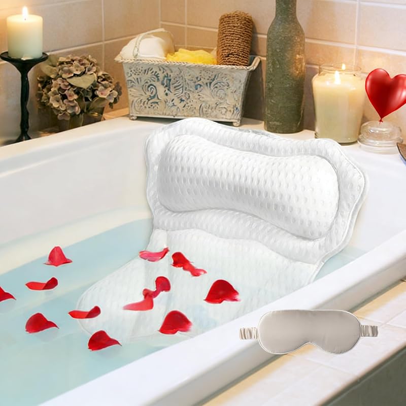 Luxury 4D Mesh Bath Pillow