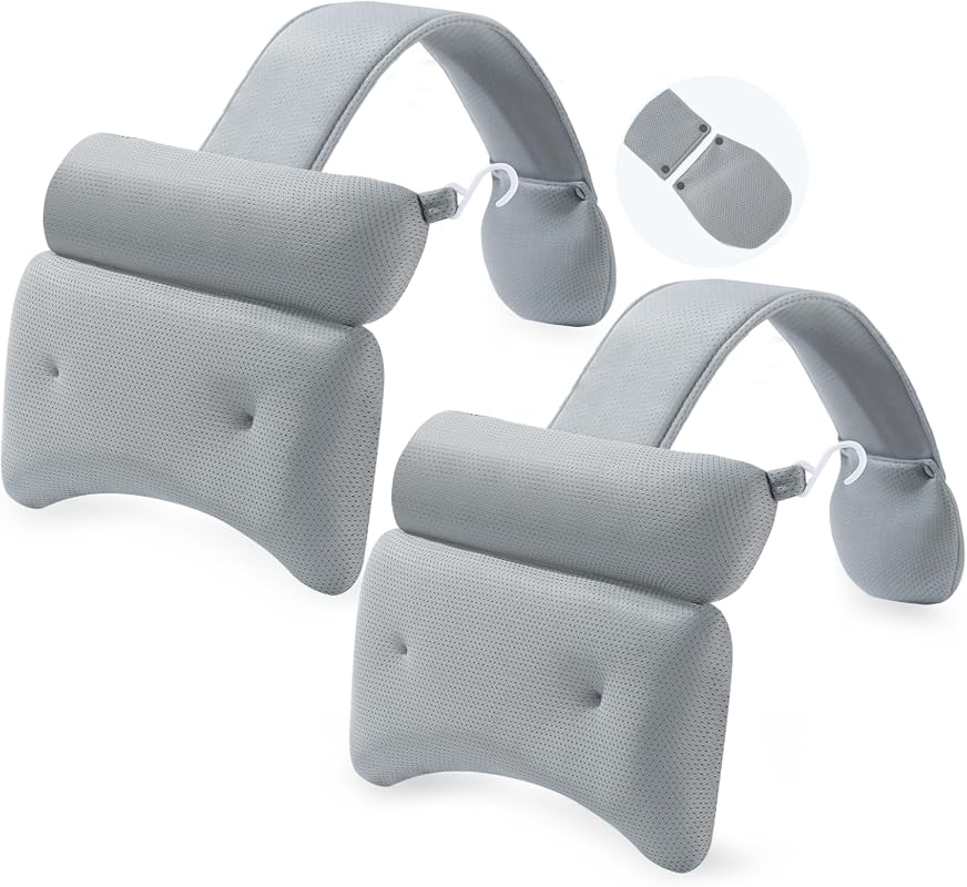 Dual-Section Hot Tub Pillow