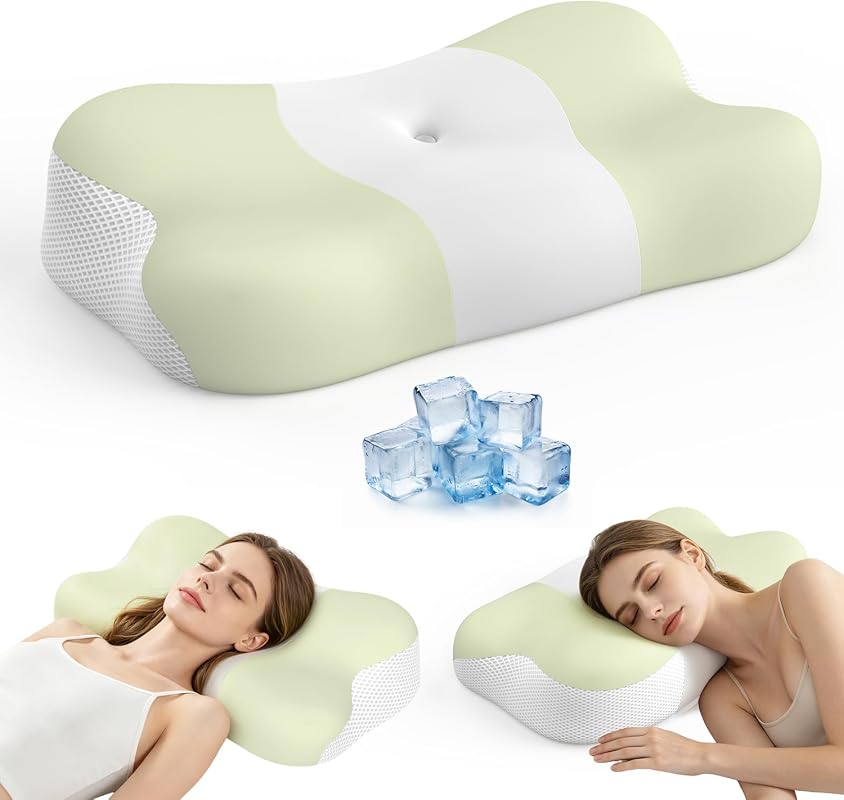 High-Low Memory Foam Neck Pillow