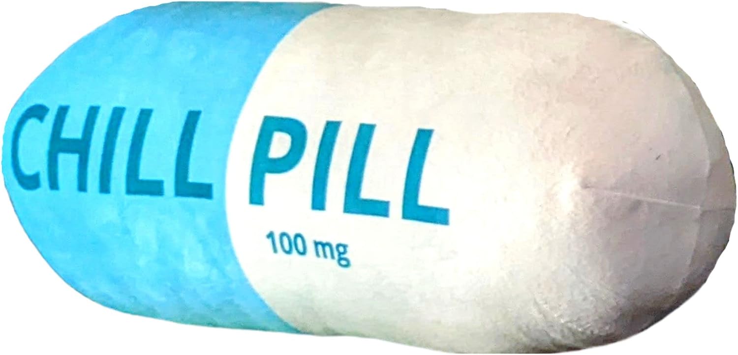 Chill Pill Neck Bolster Pillow