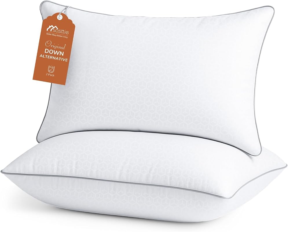 Sasttie Firm Down Alternative Bed Pillow